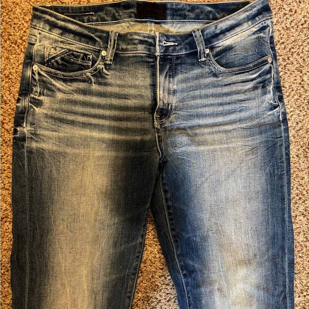 Buckle black bootcut jean